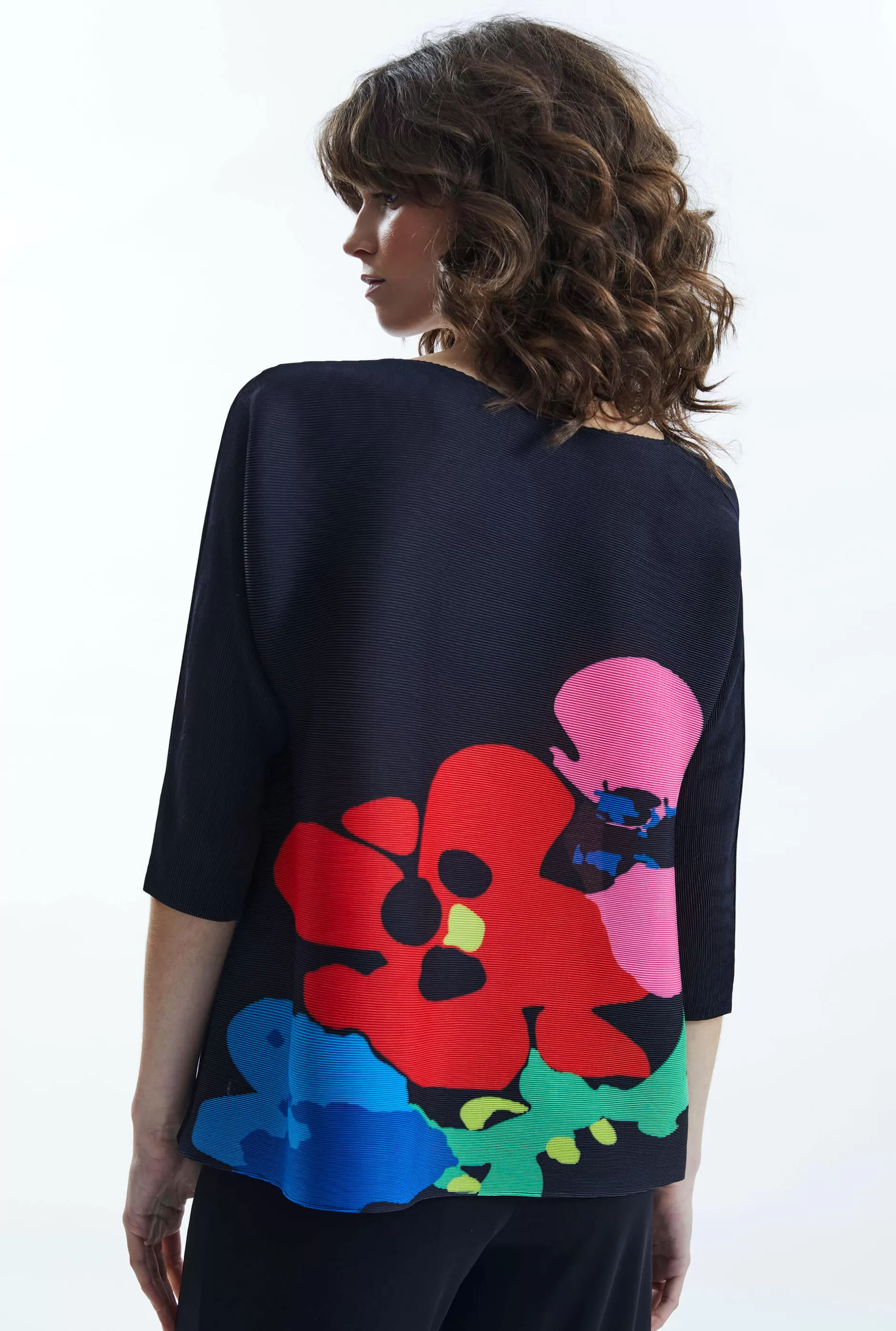 Abstract Print Pleated Top^James Lakeland Hot