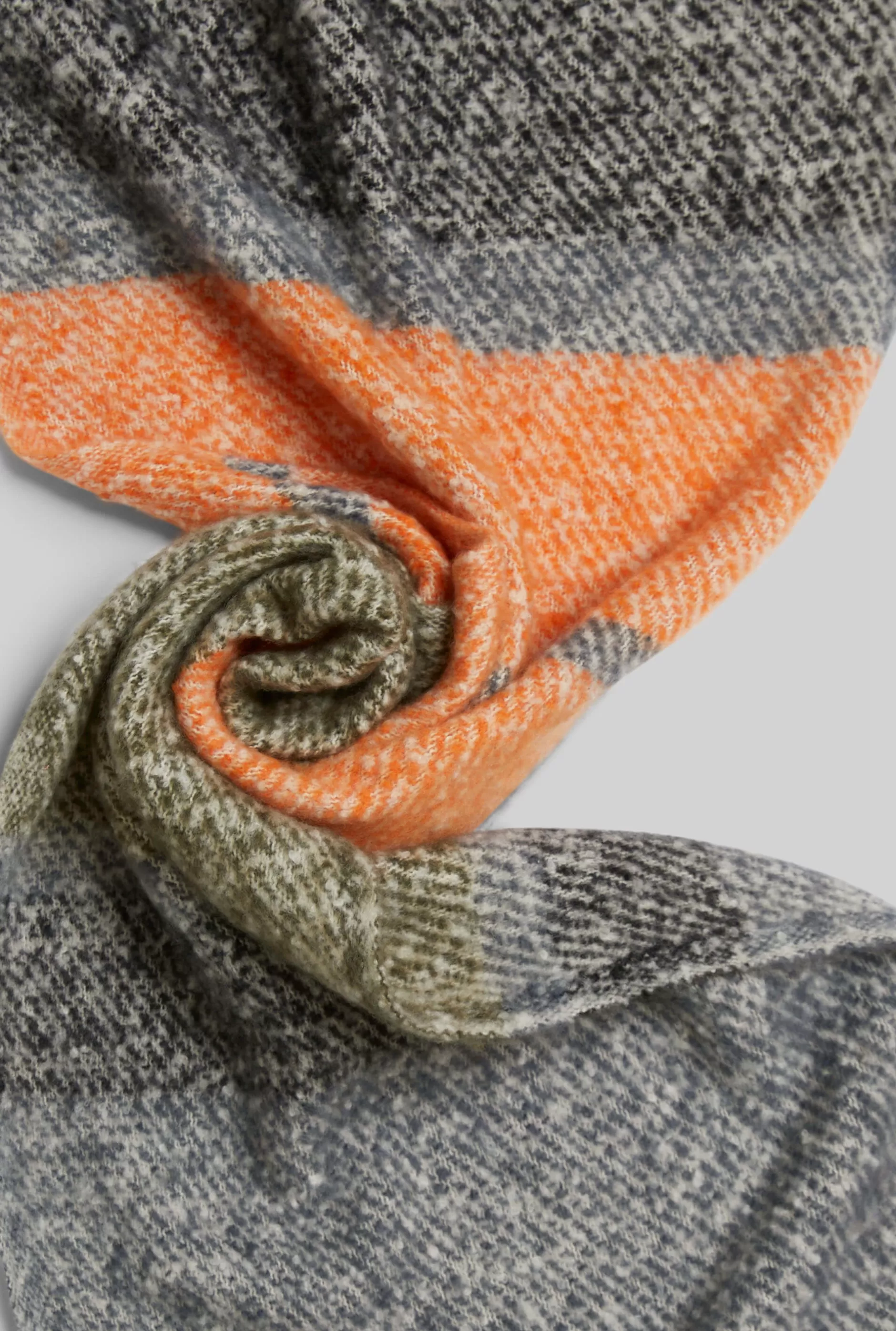Asymmetrical Stripe Scarf Multicolour^James Lakeland Cheap