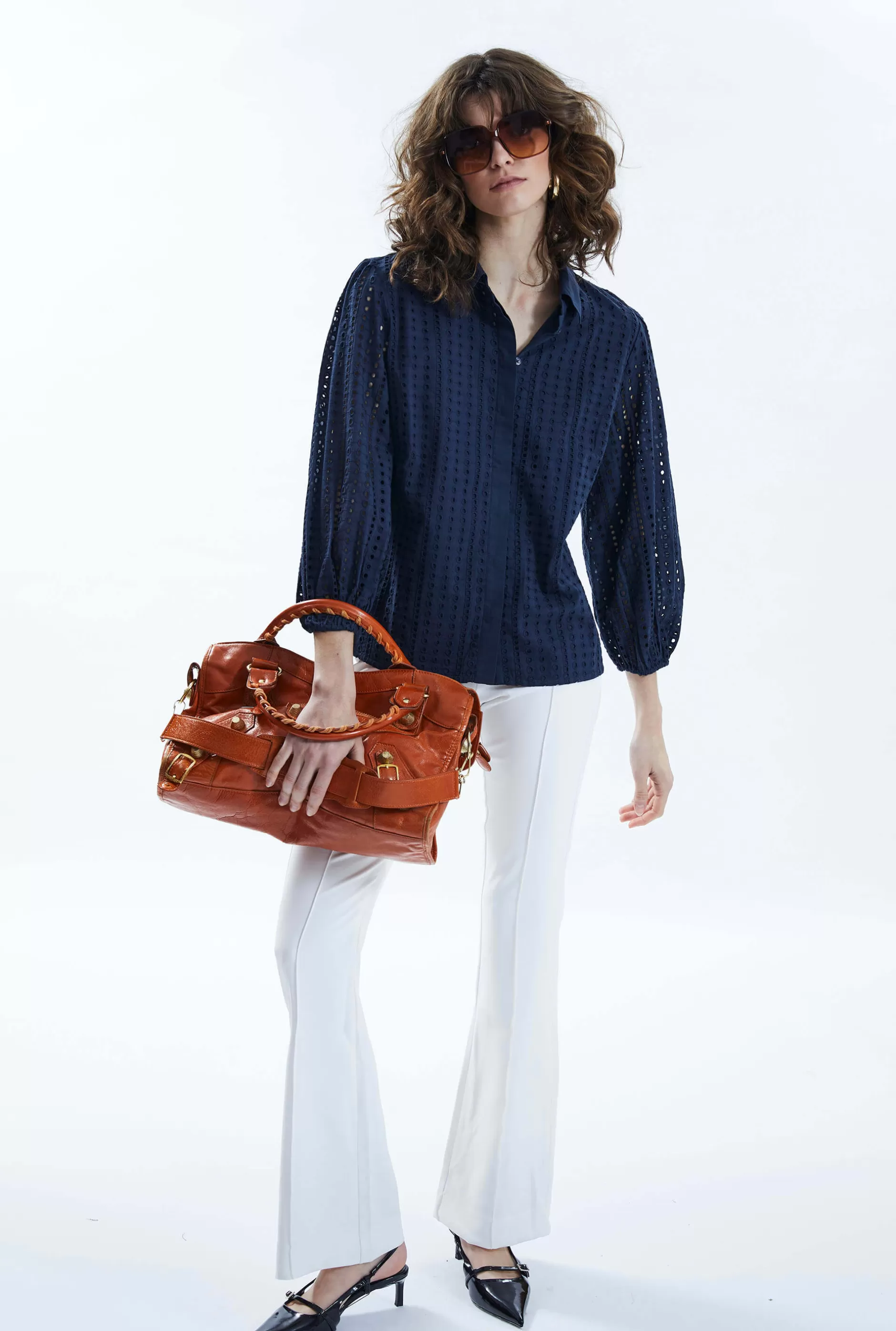 Broderie Anglaise Shirt^James Lakeland Store