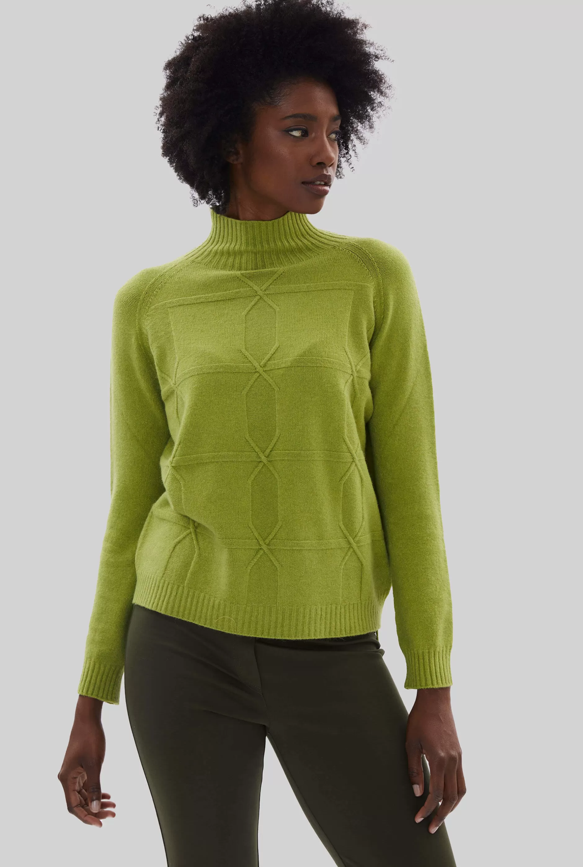 Cross Diamond Knit Green^James Lakeland Flash Sale