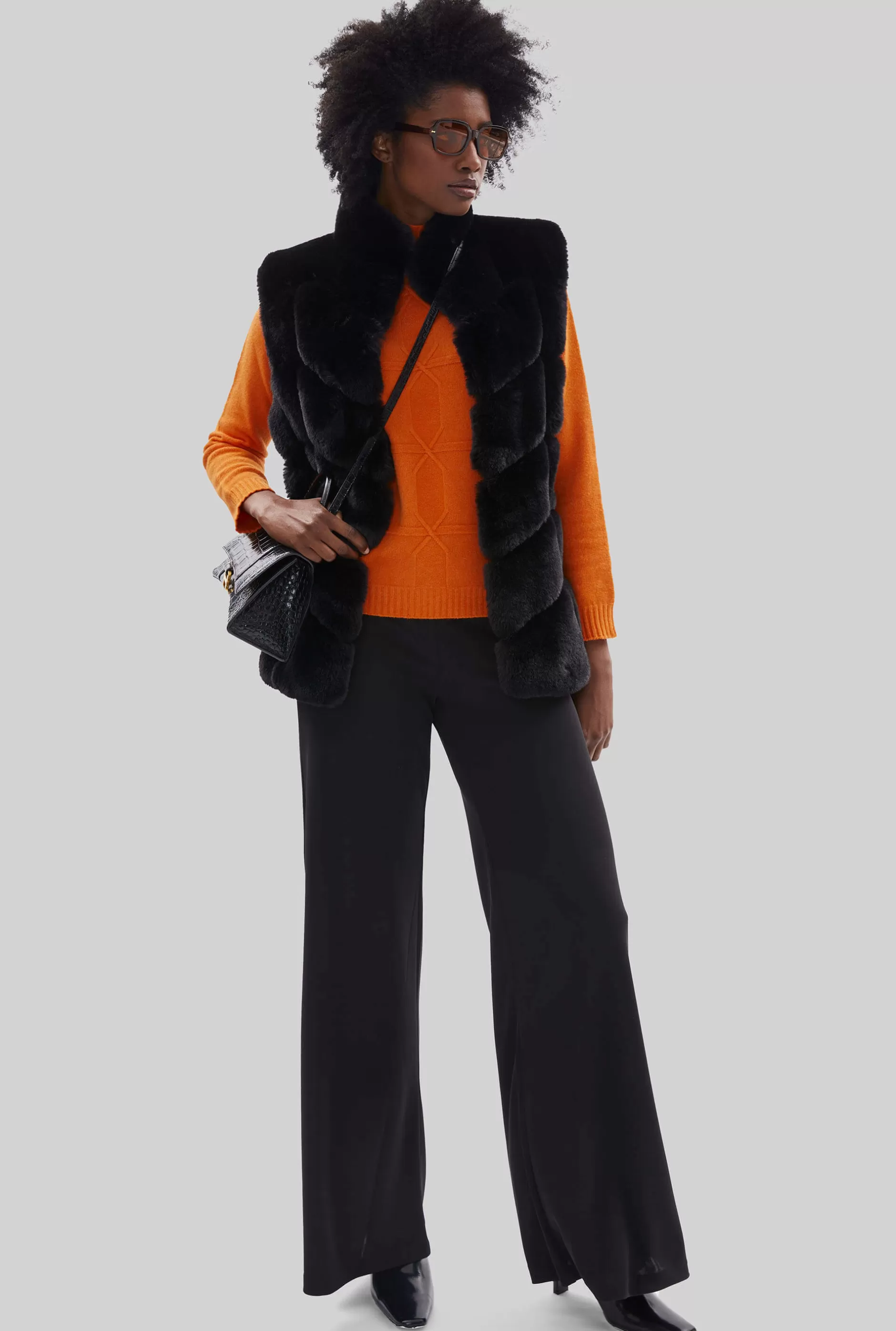 Cross Diamond Knit Orange^James Lakeland Clearance