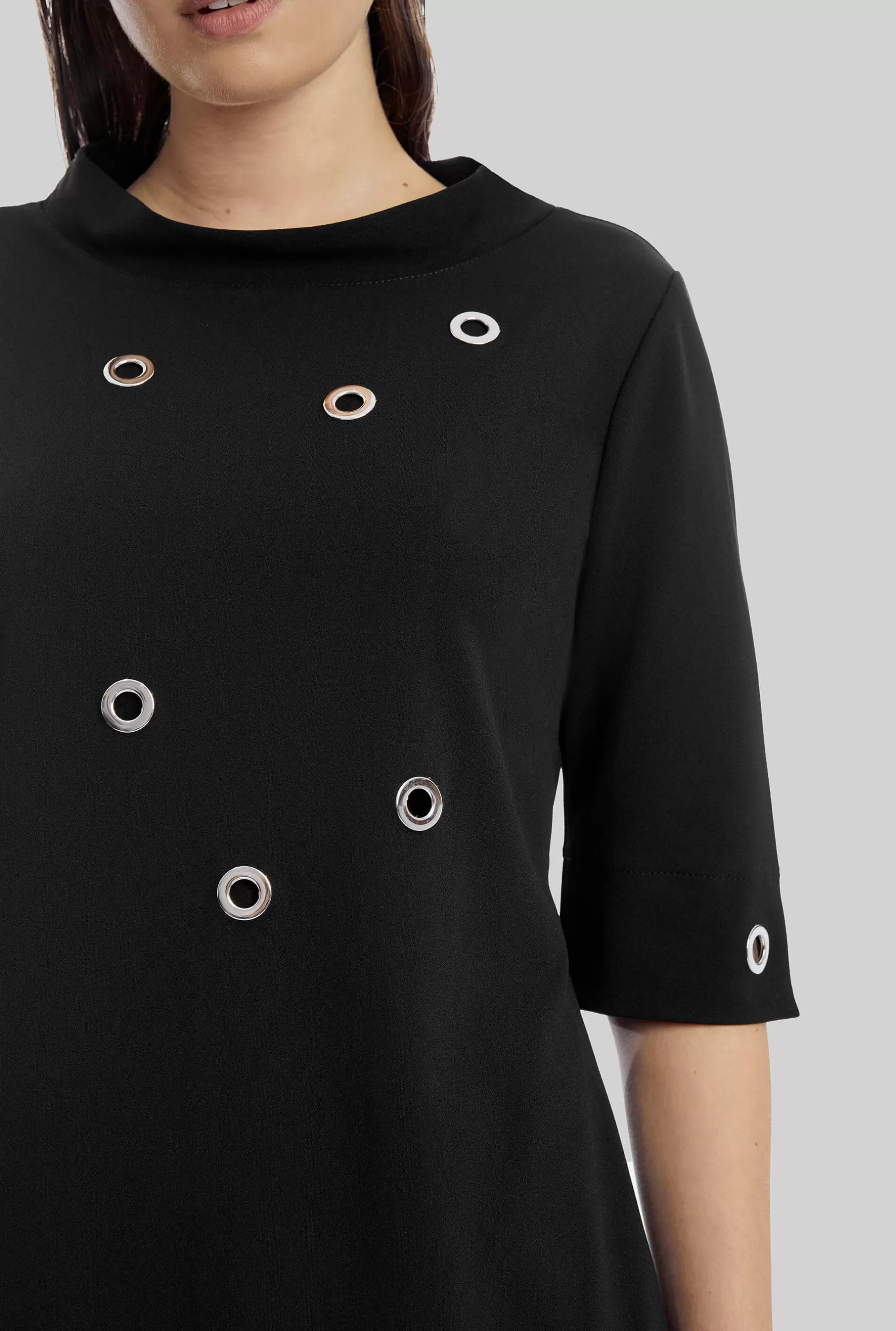 Eyelet High Collar Dress^James Lakeland Cheap