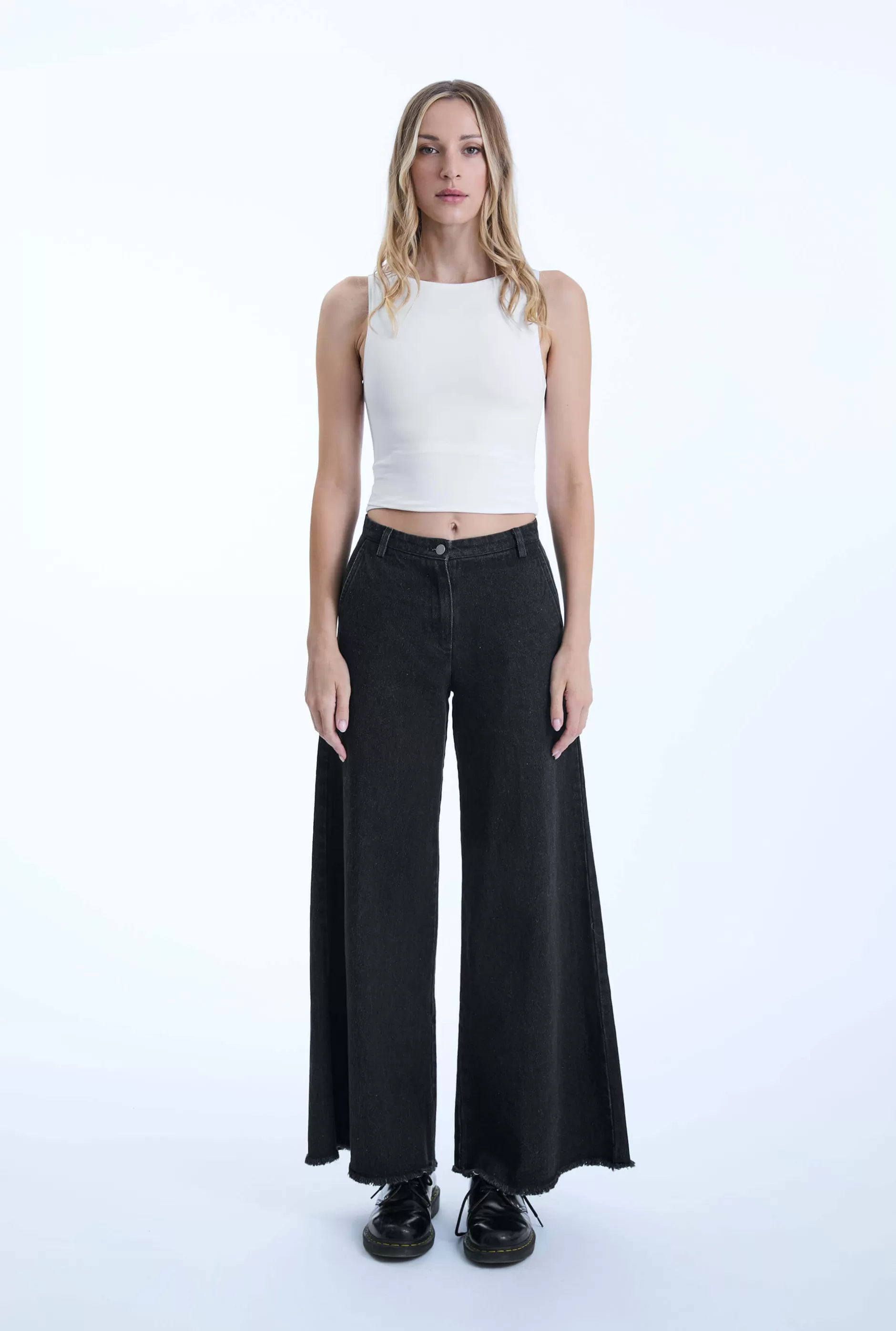 Frayed Black Jeans^James Lakeland Discount