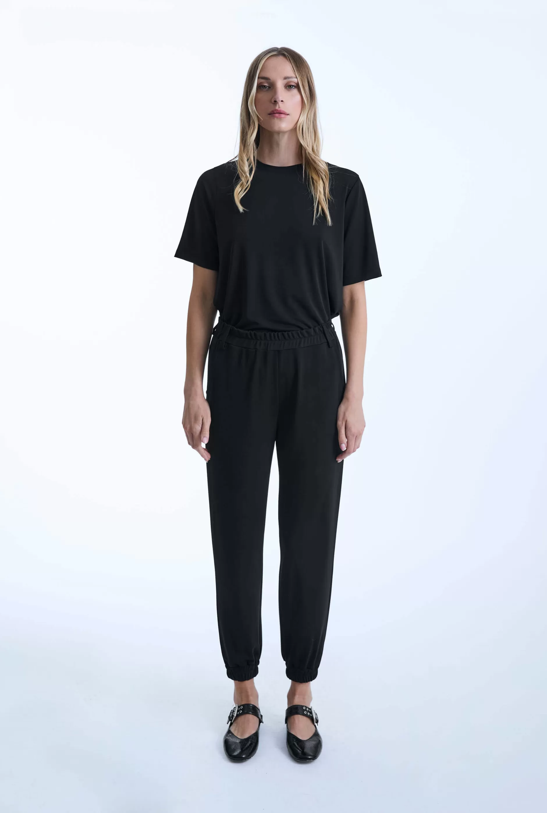 Jersey Black Trousers^James Lakeland Discount