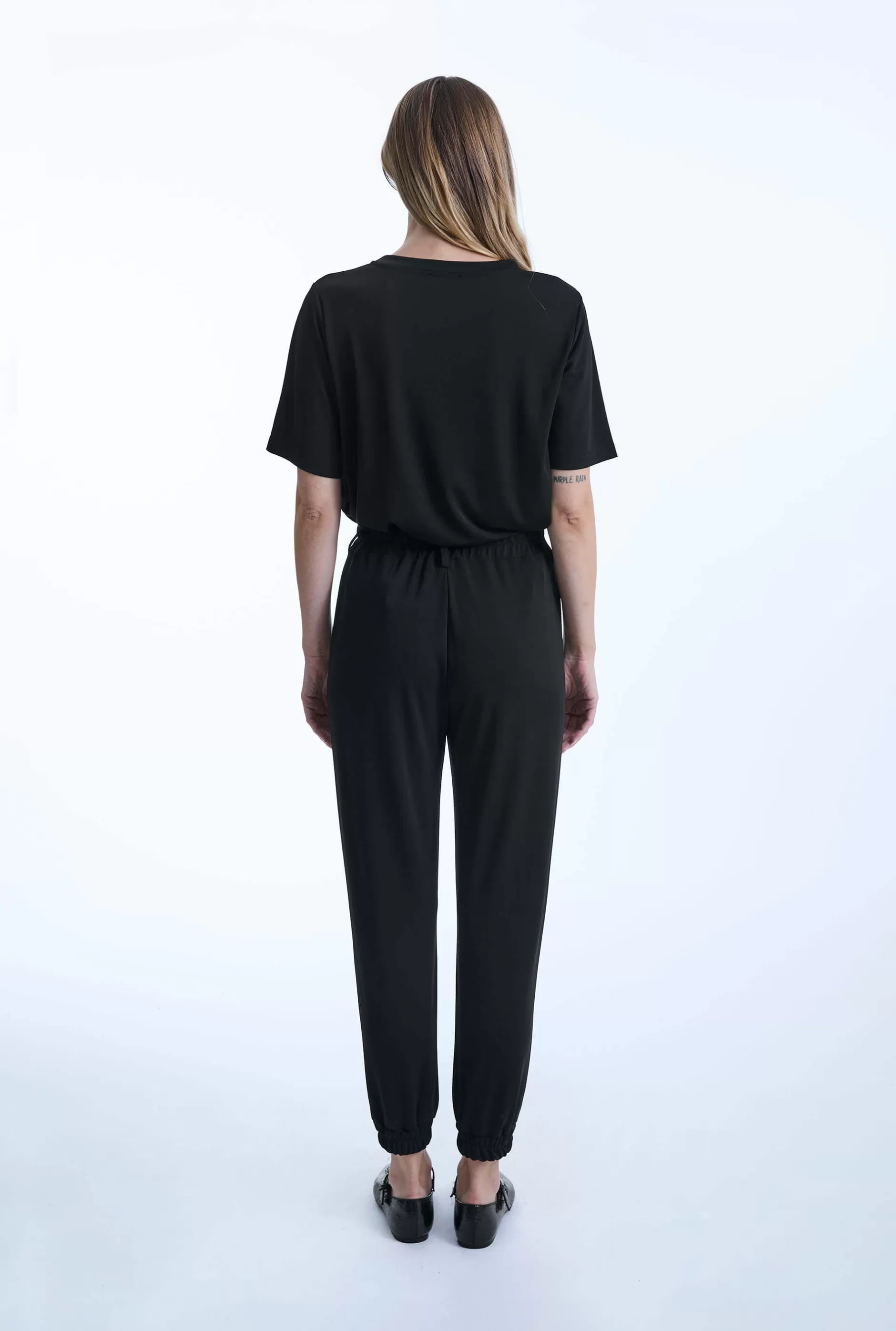 Jersey Black Trousers^James Lakeland Discount