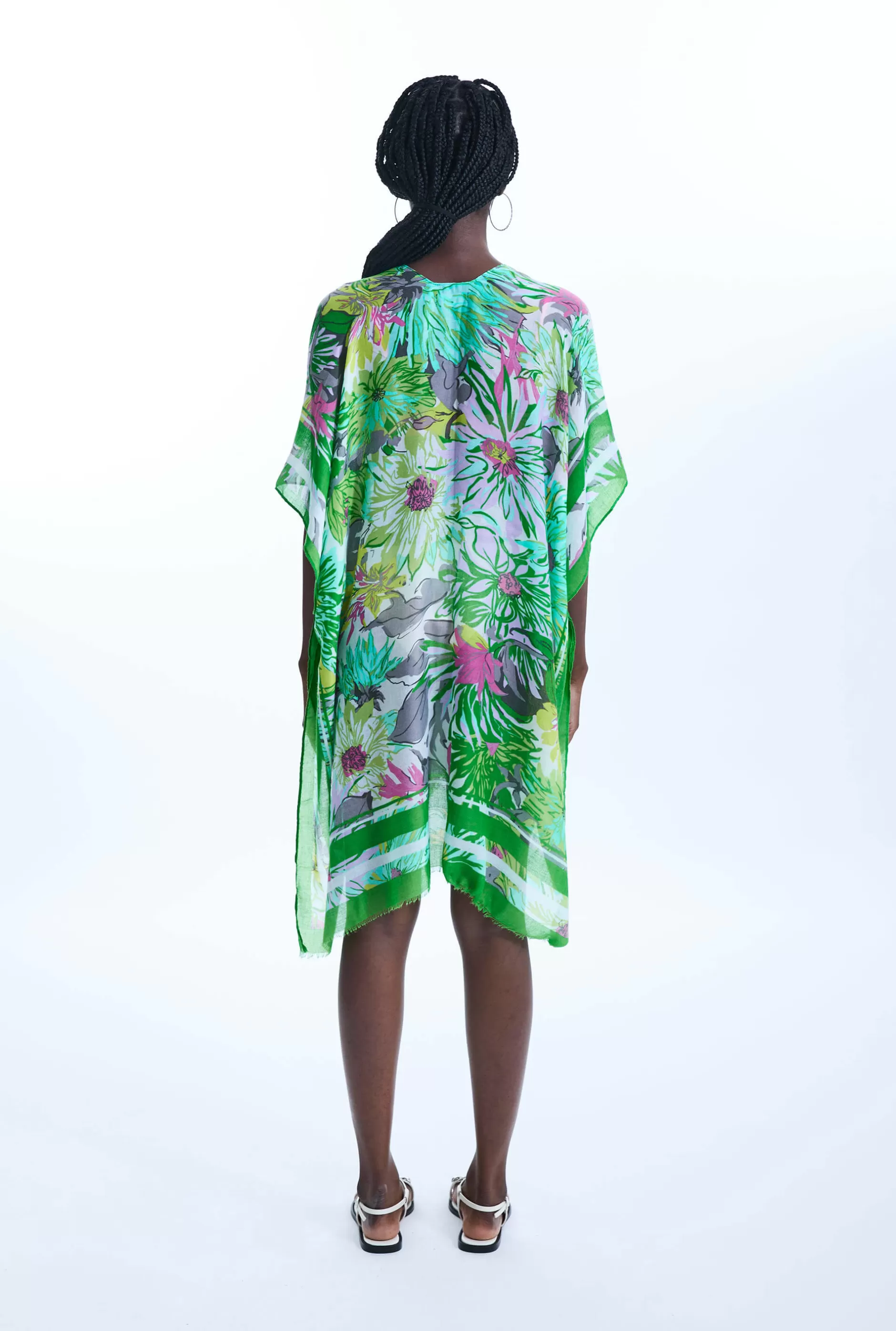 Jungle Strip Trim Kaftan^James Lakeland Cheap