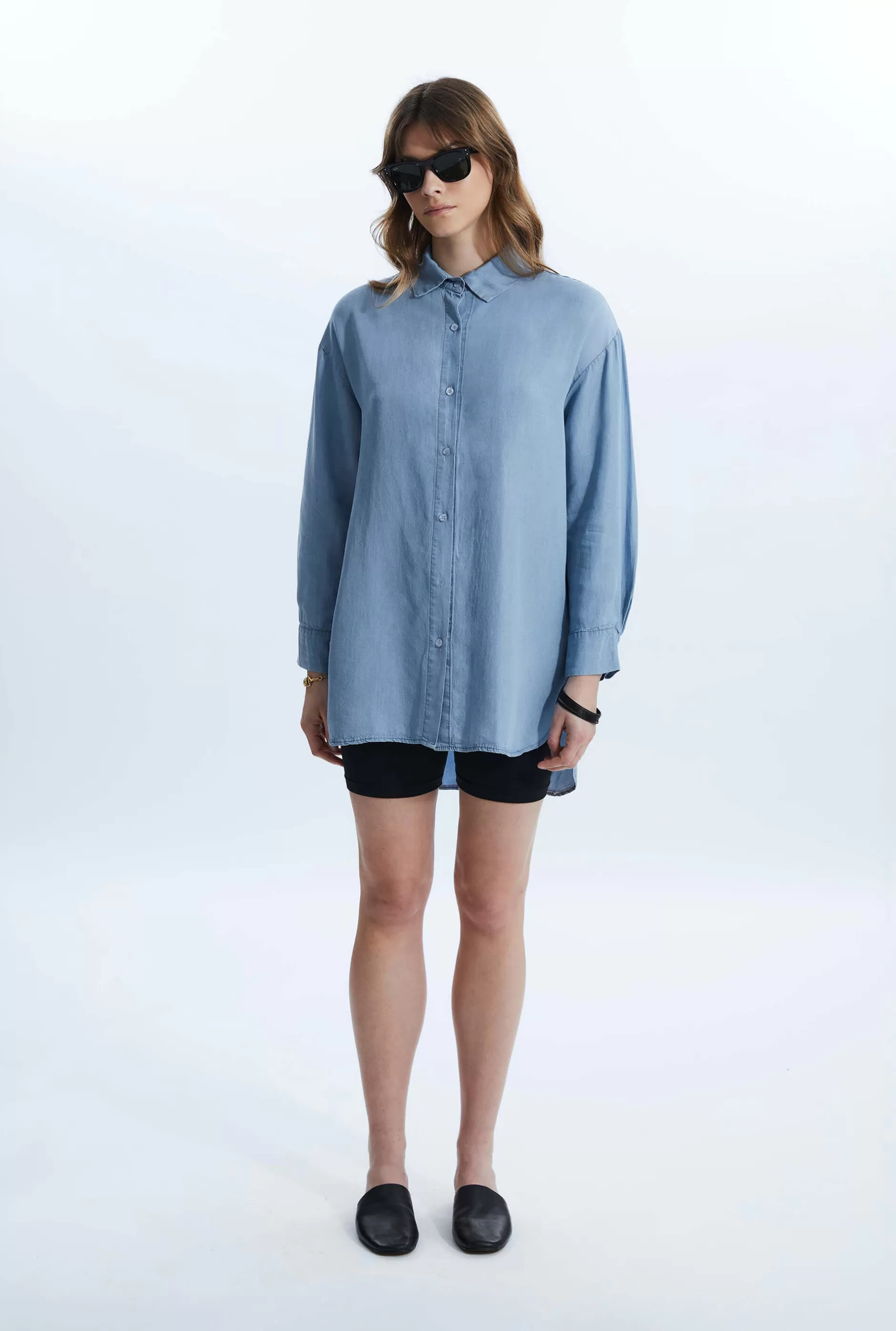 Light Blue Denim Shirt^James Lakeland Discount