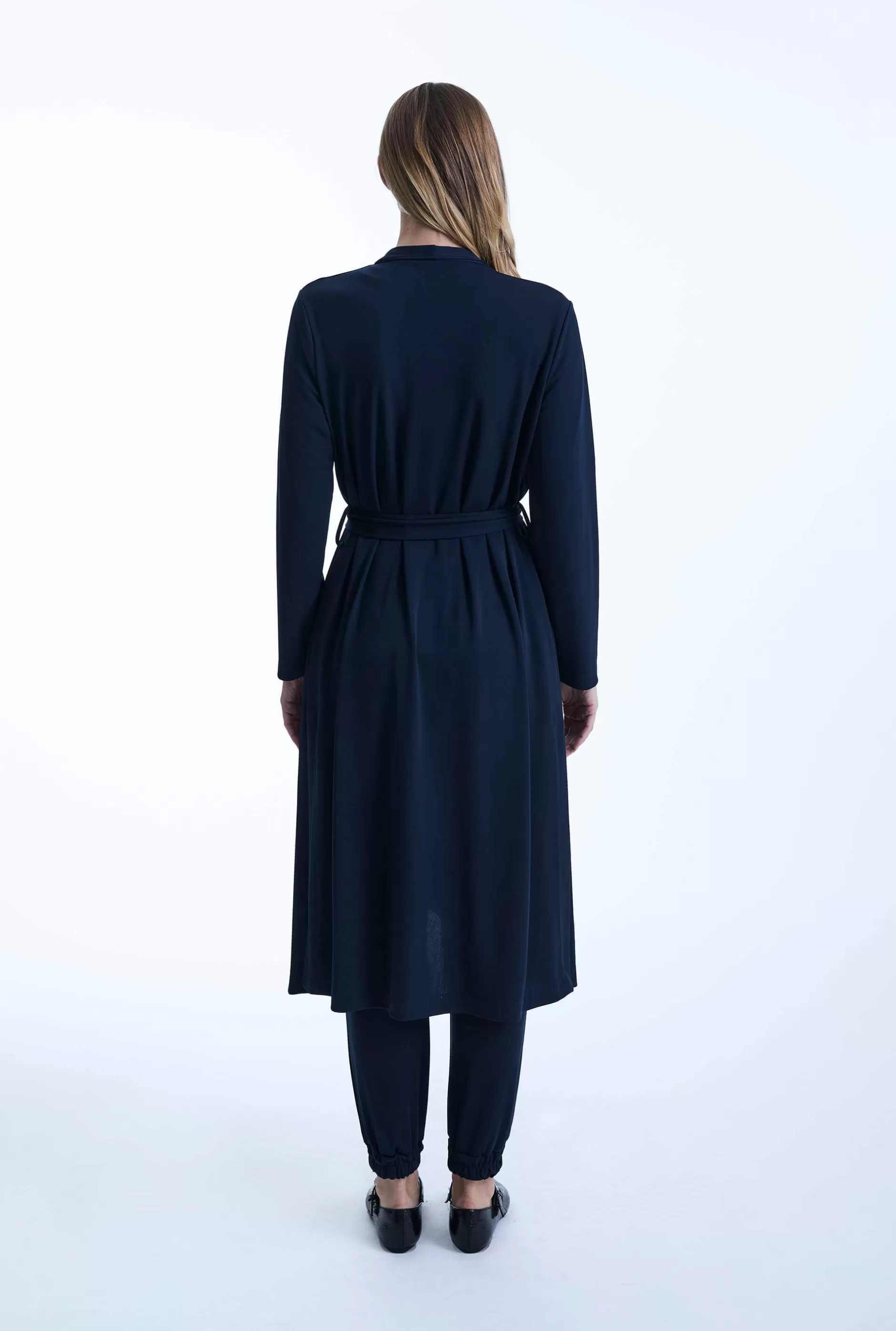 Long Navy Jersey Cardigan^James Lakeland Best Sale