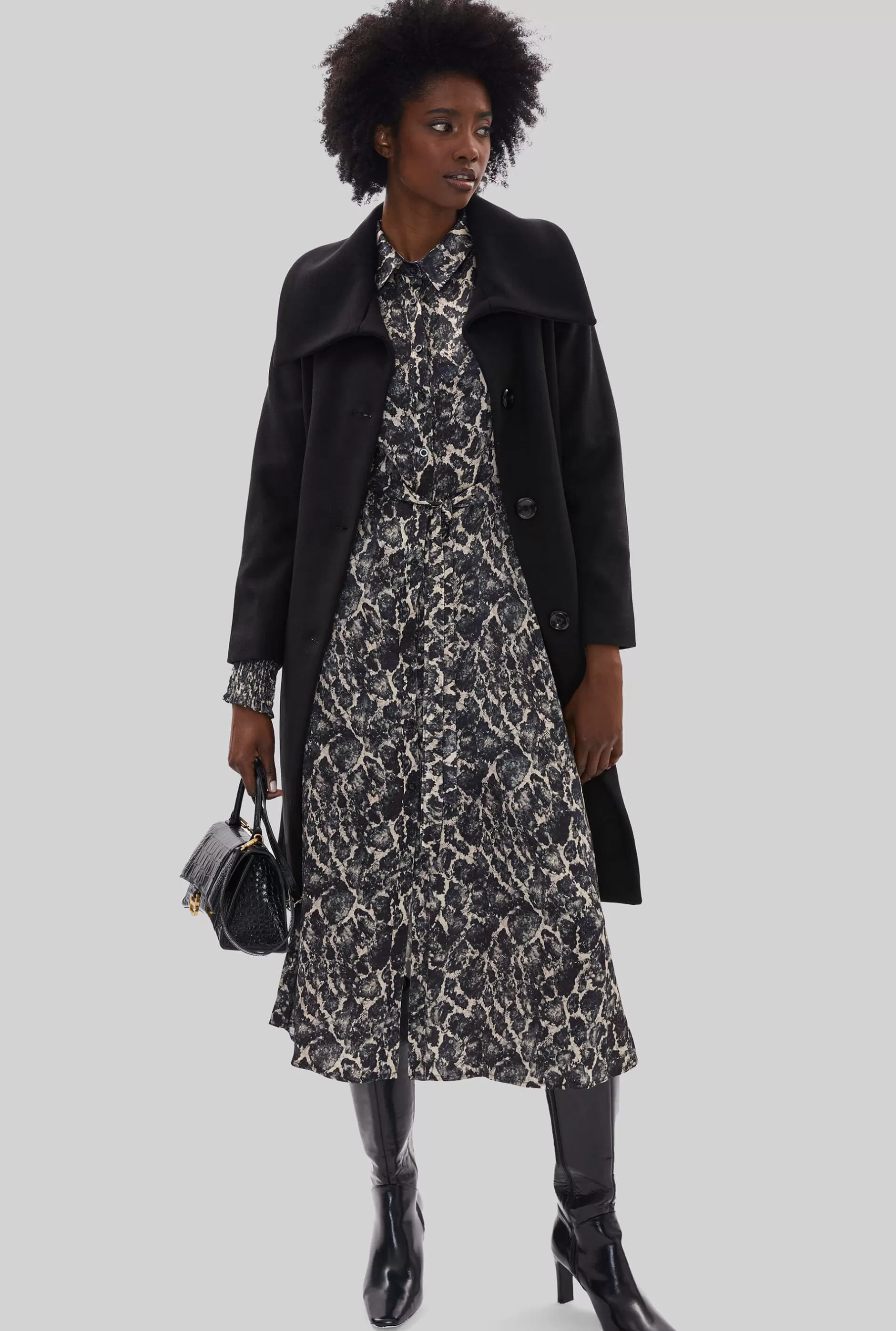 Printed Belted Midi Dress^James Lakeland Store