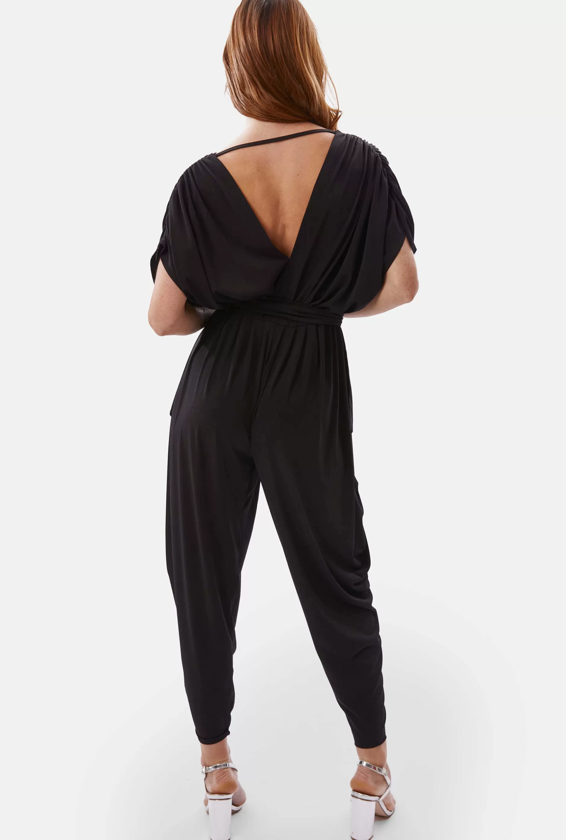 Ruched Jumpsuit Black^James Lakeland Shop