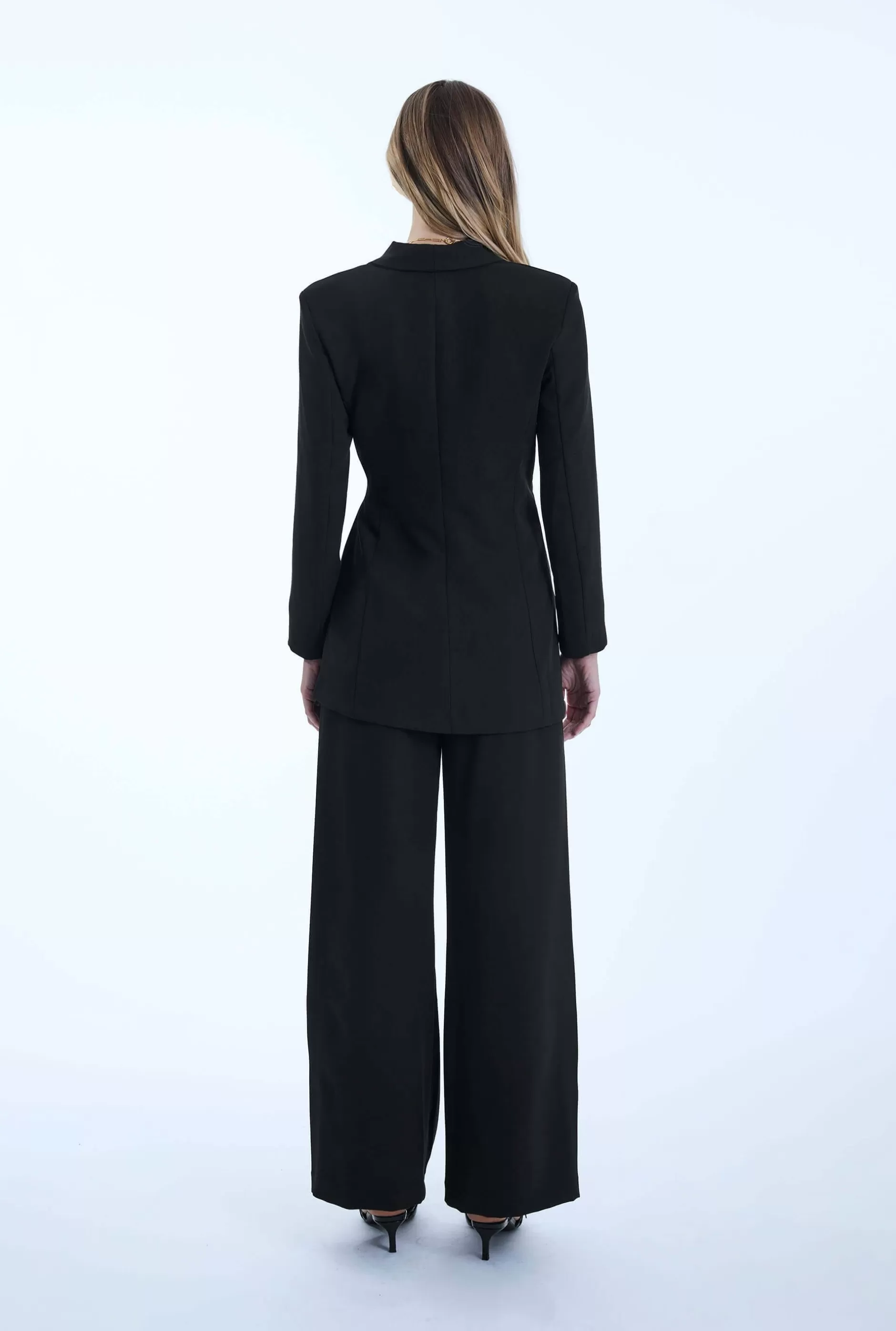 Side Black Sash Blazer^James Lakeland Cheap