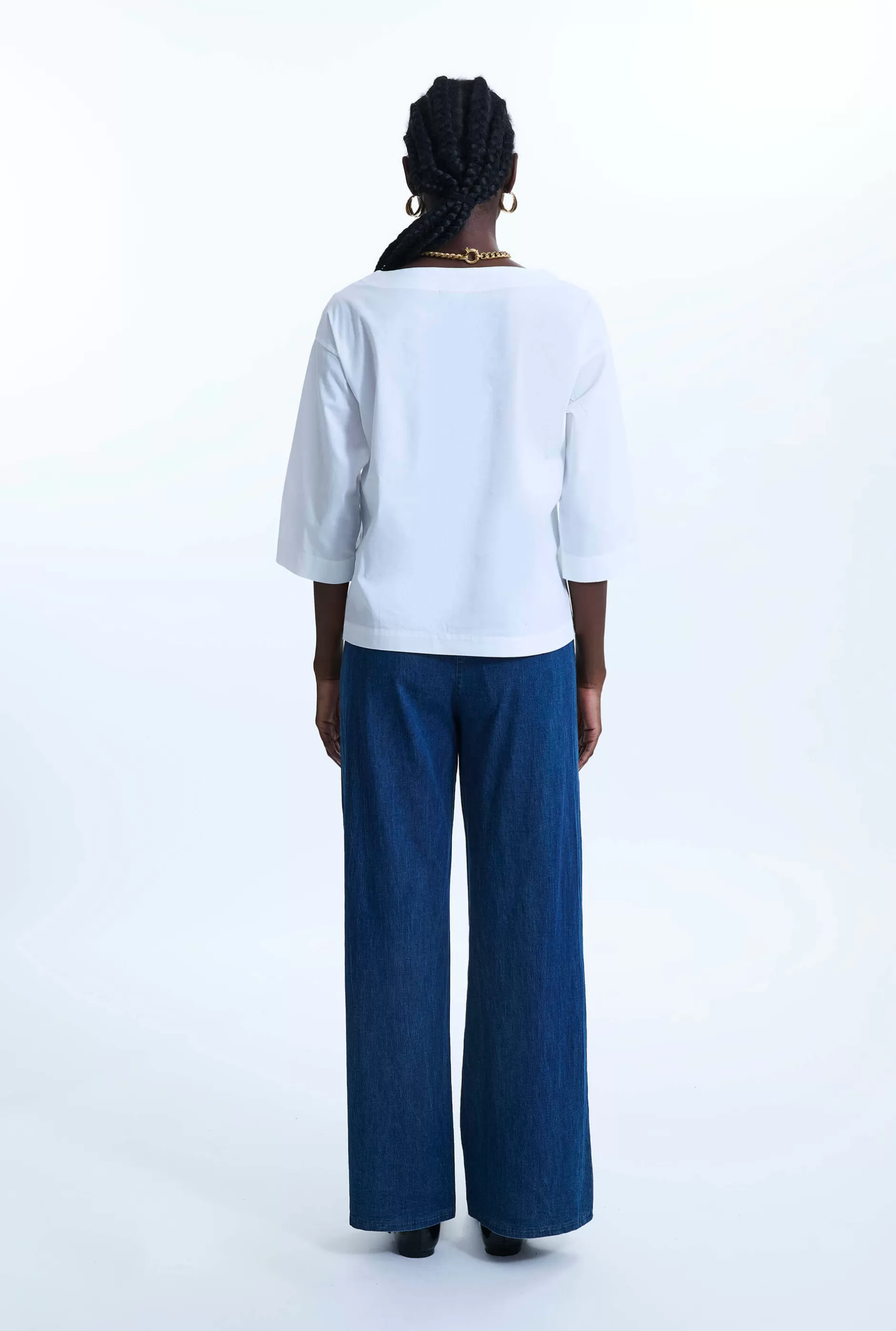 Side Button Top White^James Lakeland Shop