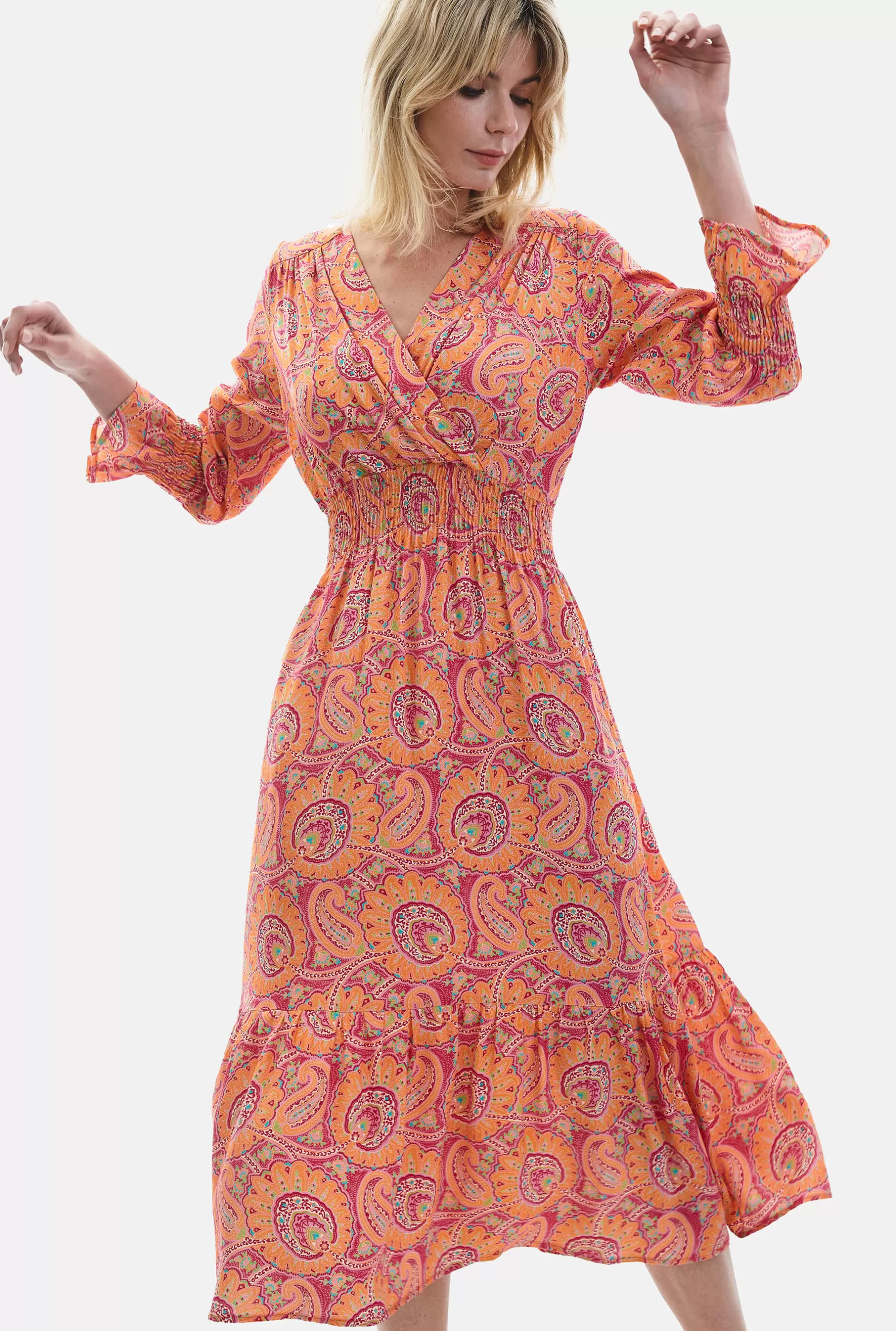 Tiered Midi Dress^James Lakeland Cheap