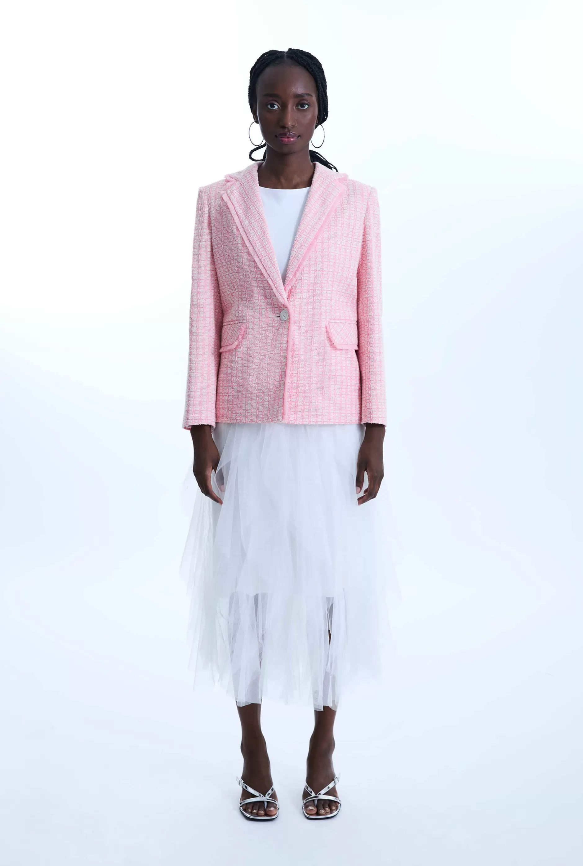 Tweed Button Blazer^James Lakeland Best